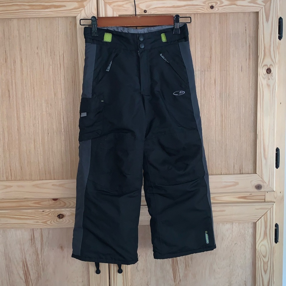 Champion black snow ski pants size XS 4/5